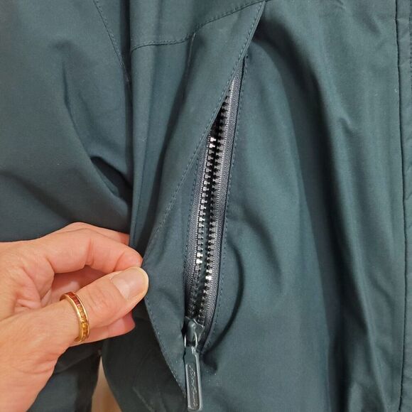 Vintage Eddie Bauer Womens Medium Gore-Tex Goose Down Jacket Hooded Parka - READ - Picture 3 of 16